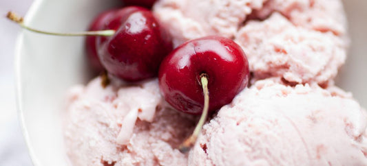 Dark Cherry Raw Ice Cream (No Churn)