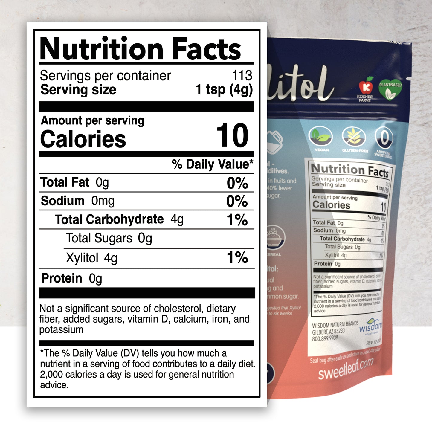Xylitol Reduced Calorie Sweetener